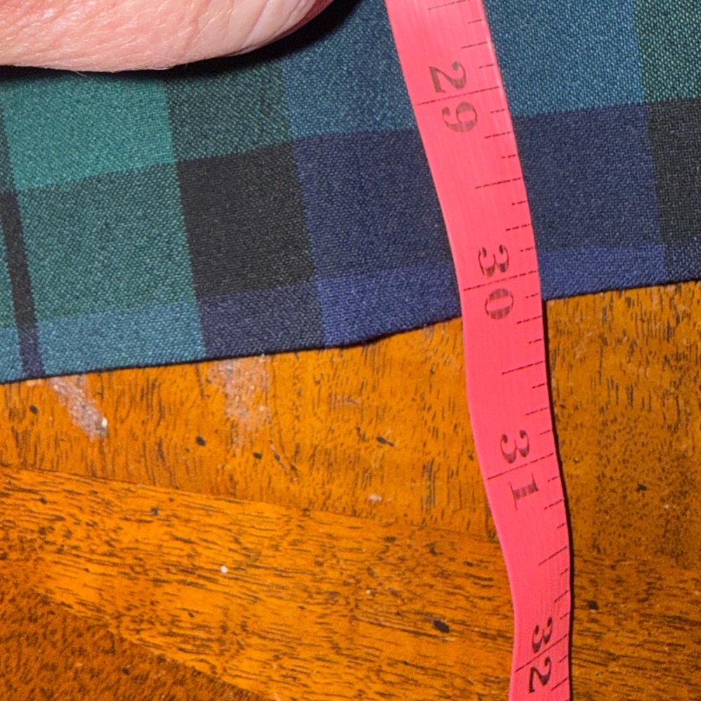 J.Crew Ruby Plaid Dress Pants Size 6 Black Watch Tartan - Picture 11 of 12